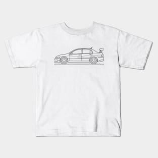 Lancer Evolution VII B Kids T-Shirt